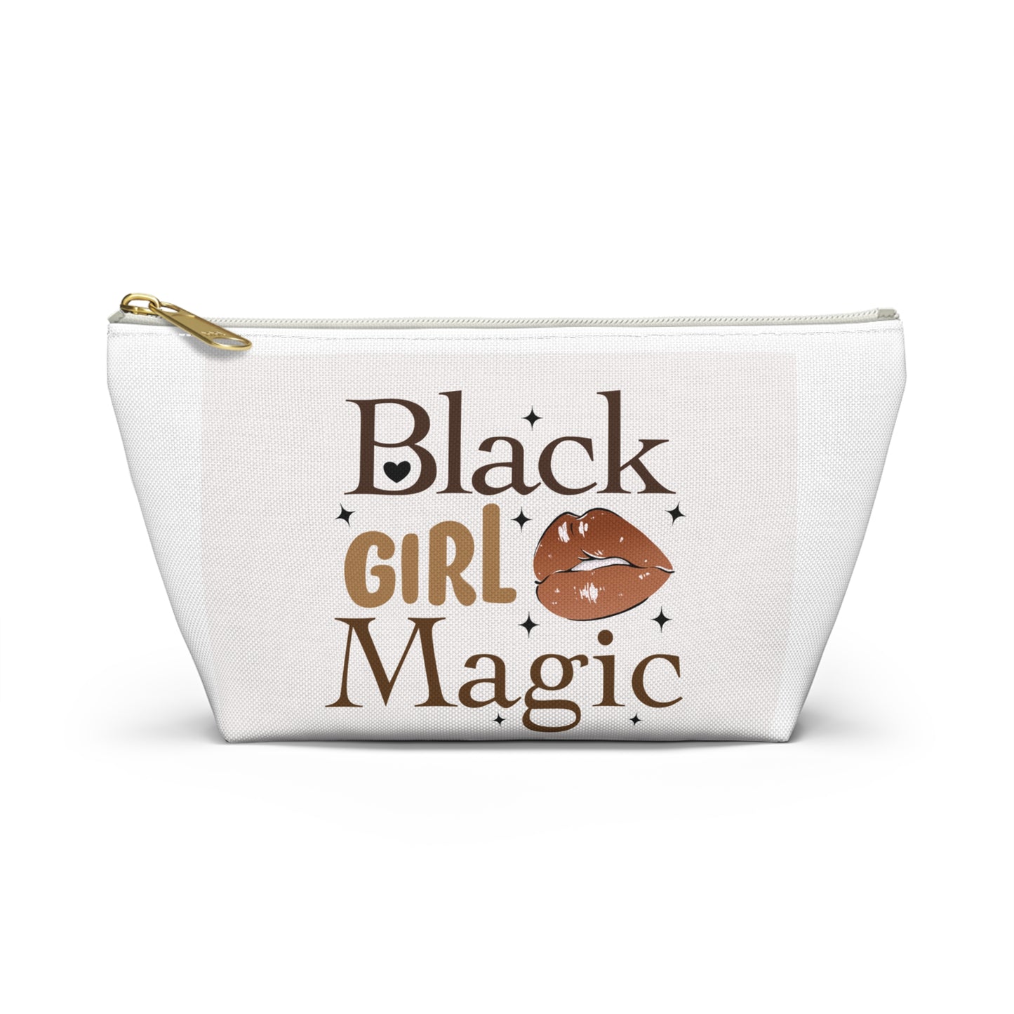 Black Girl Magic Accessory Pouch | T-Bottom Makeup Bag