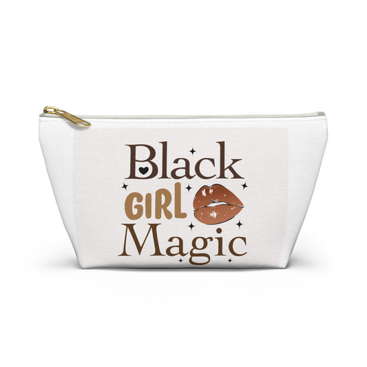 Black Girl Magic Accessory Pouch | T-Bottom Makeup Bag