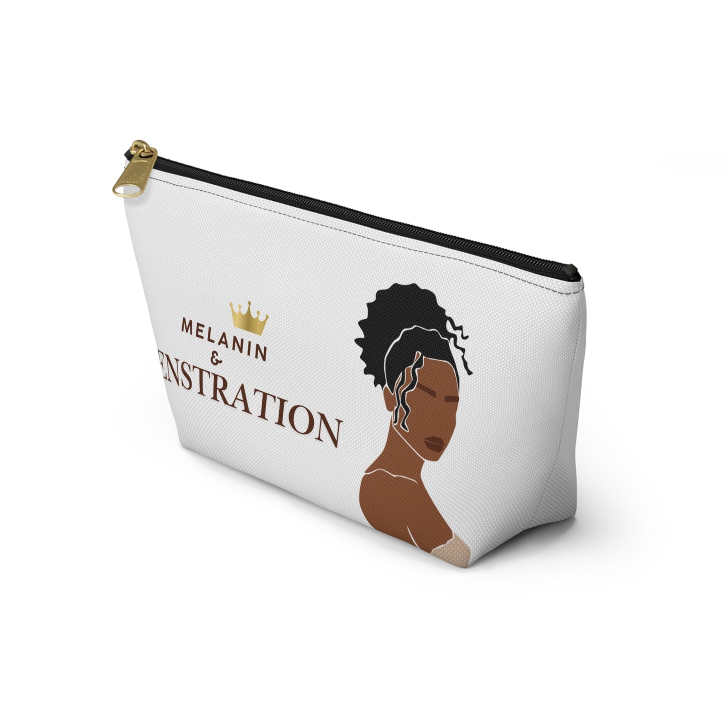 Melanin & Menstruation Accessory Pouch | T-Bottom Makeup Bag