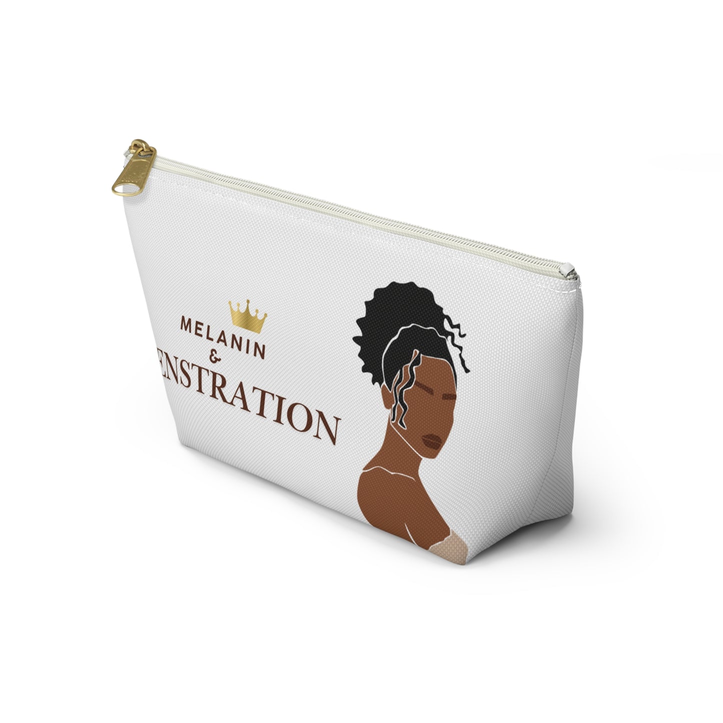 Melanin & Menstruation Accessory Pouch | T-Bottom Makeup Bag